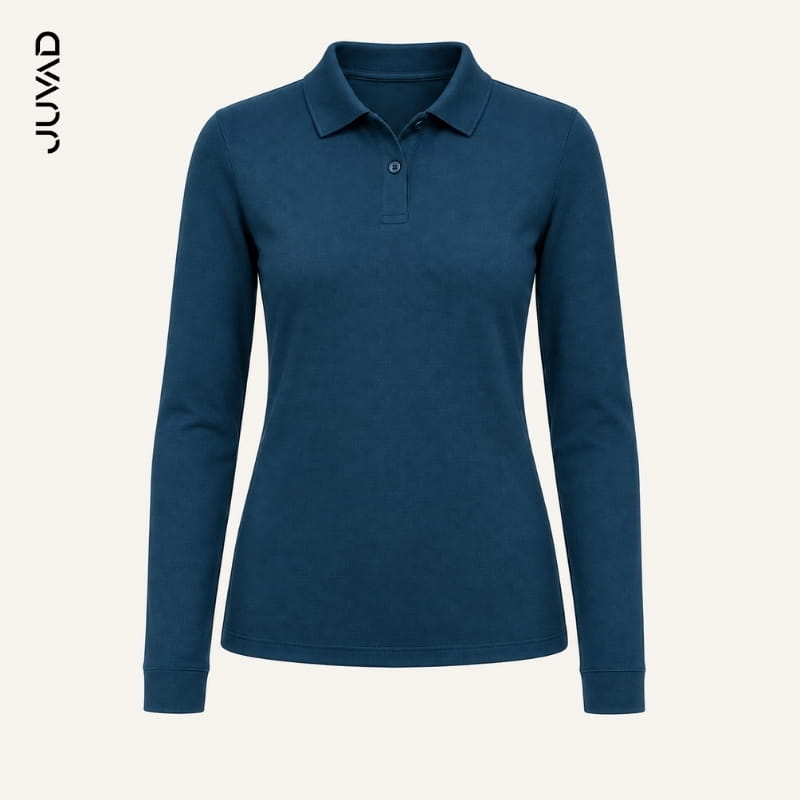 POLO CAMISERO MANGA LARGA MUJER (GAR004)